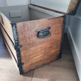 Old domed travel trunk