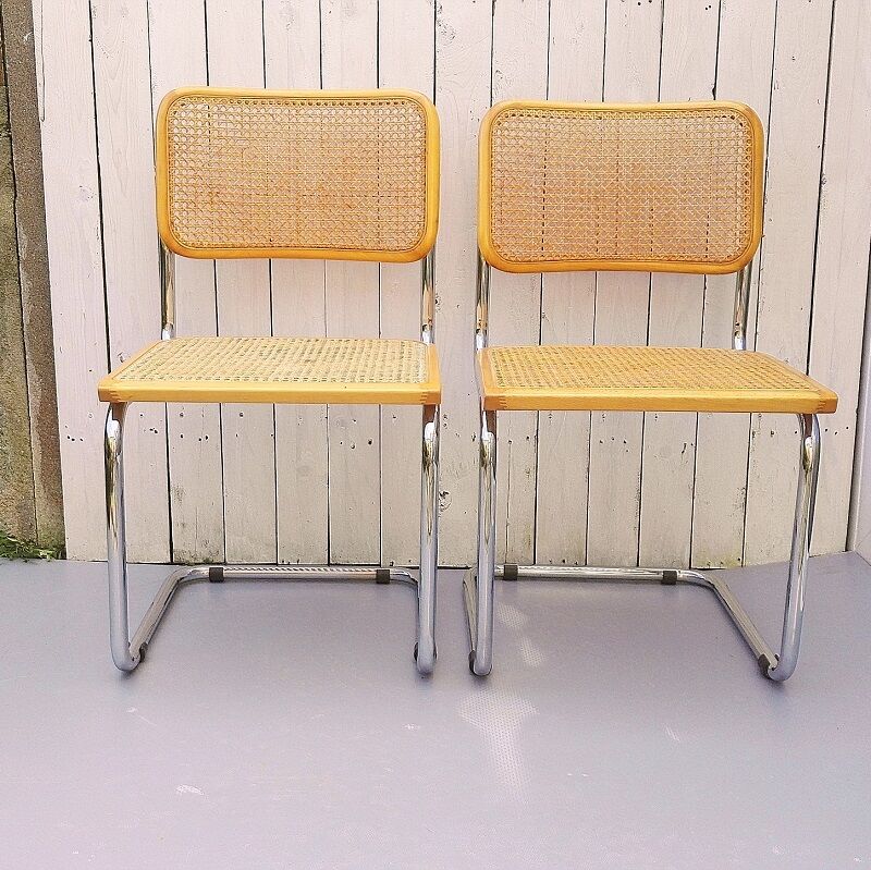 Paire de chaises cesca B32 Marcel Breuer