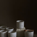 Set of 2 stoneware cups