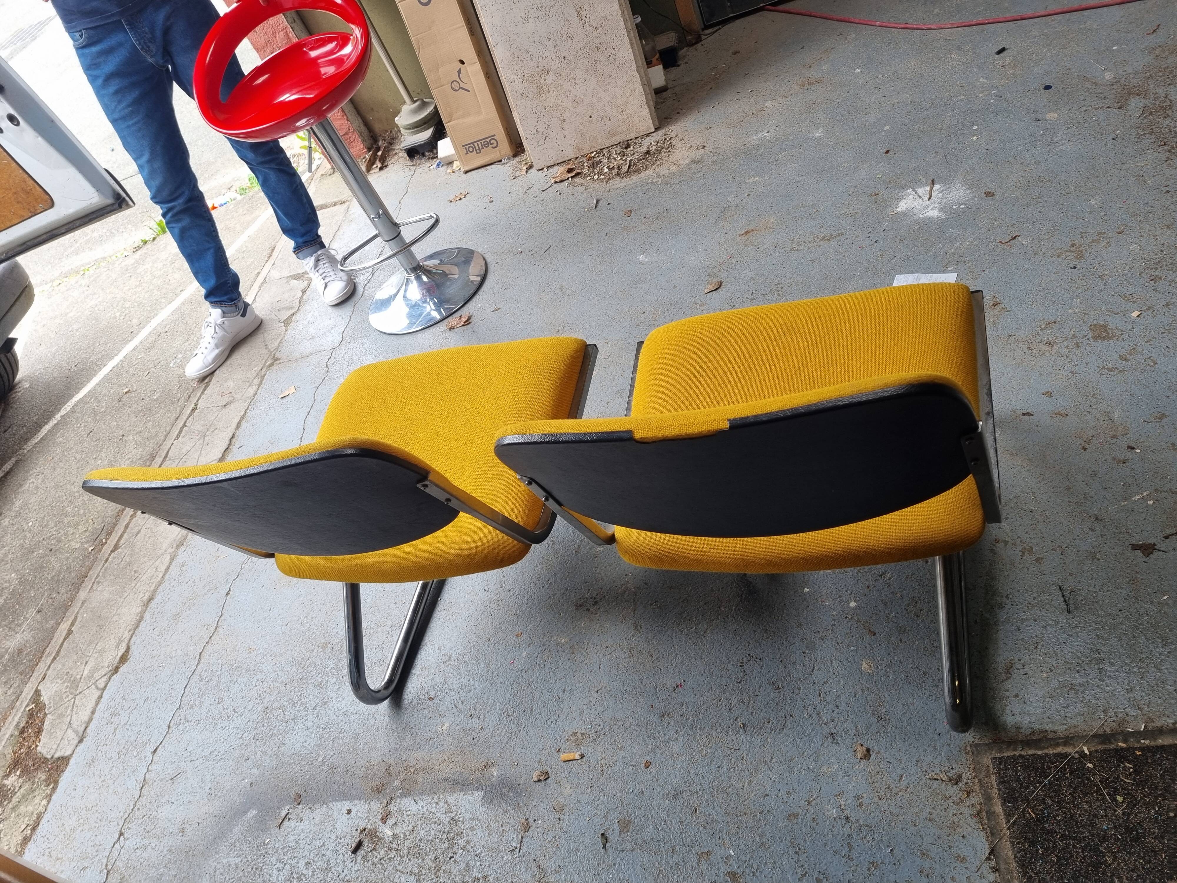 Vintage 1970s armchairs/bench