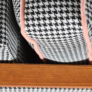 Mid-century original armchair Cube, 1970s,  restored, pied de poule