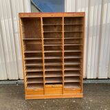 Cabinet with binder with rolls 3 columns