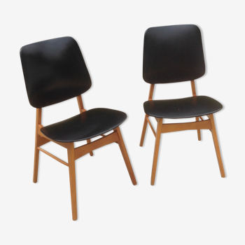 Pair of vintage Scandinavian chairs