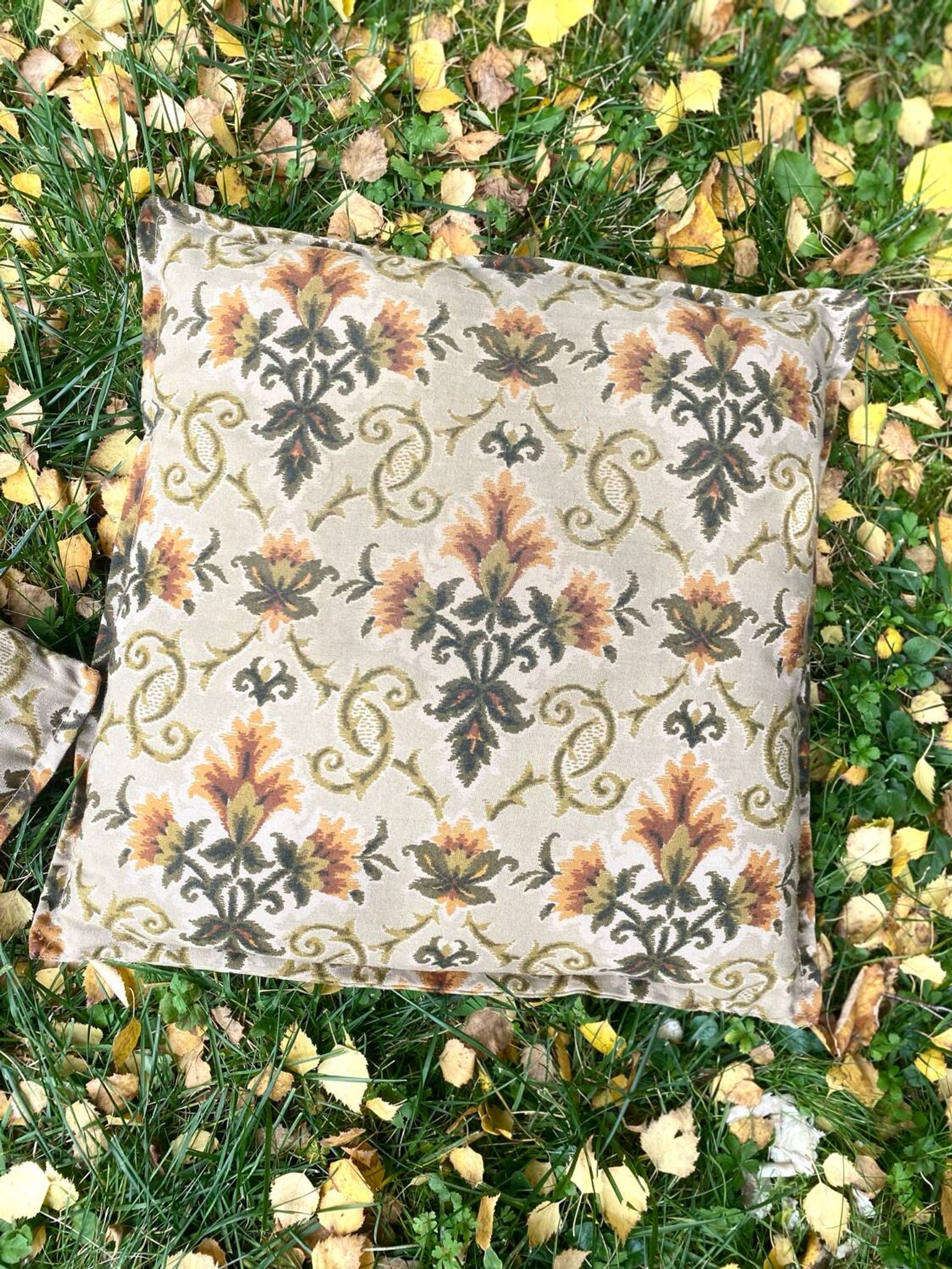 Duo of jacquard cushions 70