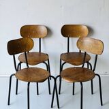 School chairs, set of 4