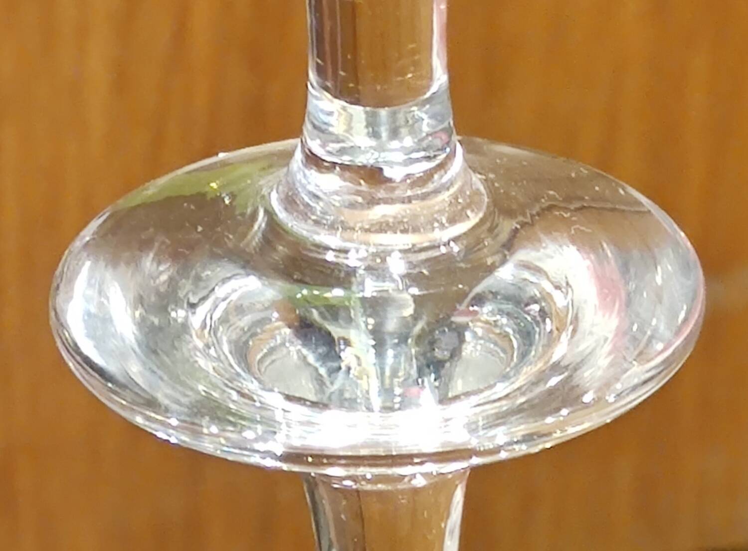 Old Pair of Villeroy And Boch Crystal Candlesticks Or Soliflores