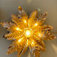 Vintage golden wall light