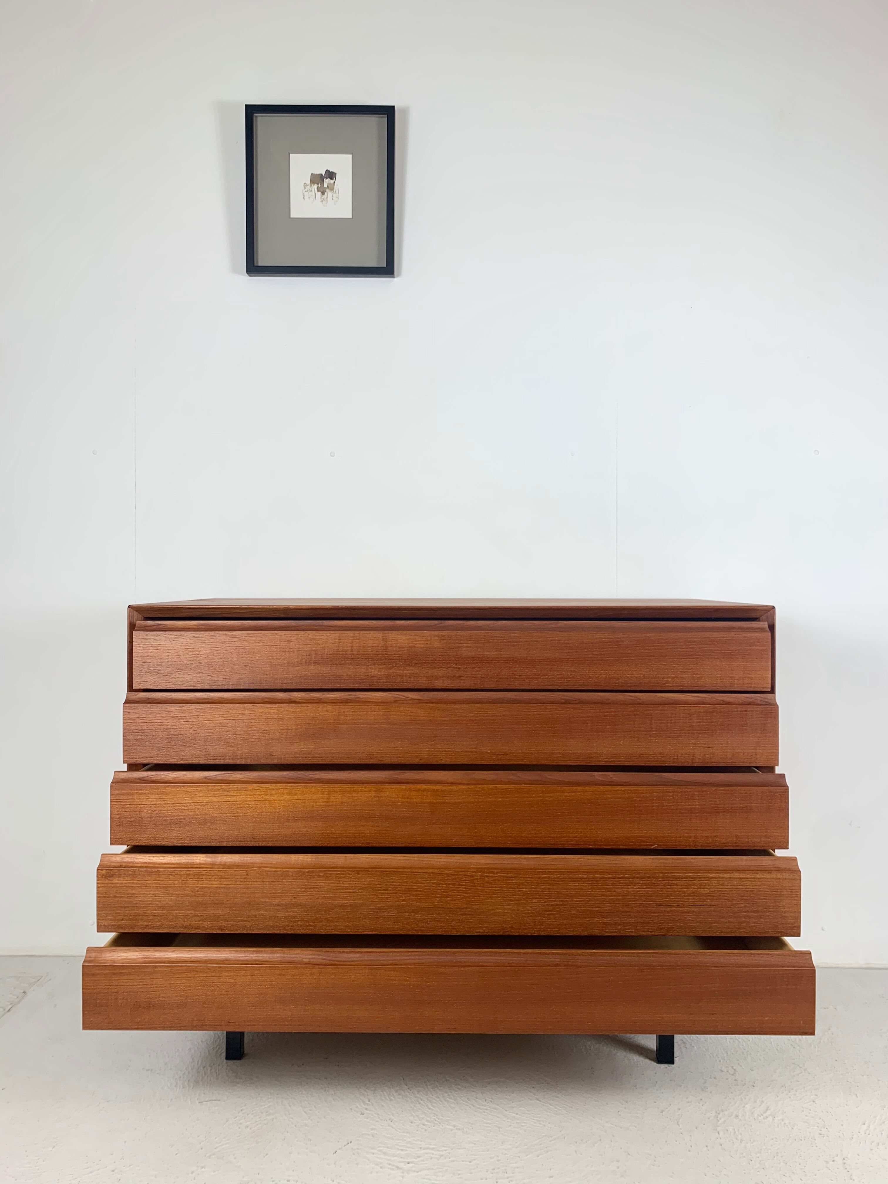Danish teak chest of drawers 1960