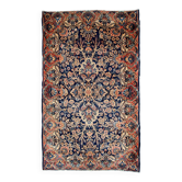 Tapis persan Kerman antique fait main 3,1' x 5,2' (94 cm x 158 cm) années 1920 - 1B671