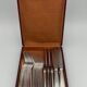 Menagere art deco metal silver 36 pieces silver halberd head