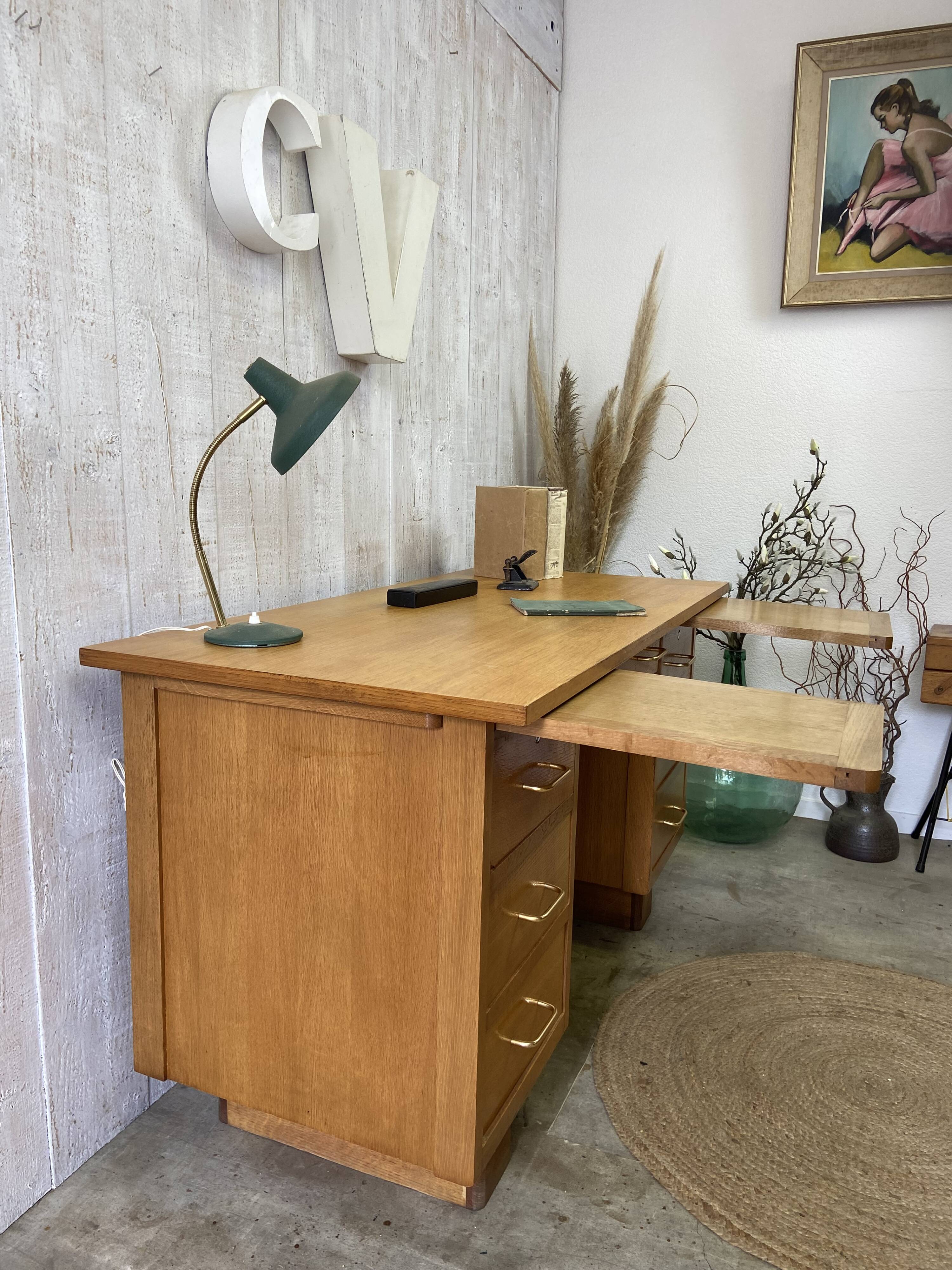 Vintage desk set and Baumann chair
