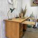 Vintage desk set and Baumann chair