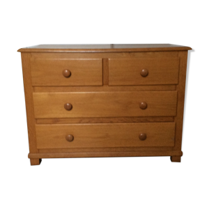 Commode en chêne massif 4 tiroirs