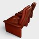 Pair of reclining lounge chairs DS 50 De Sede – Cognac Leather