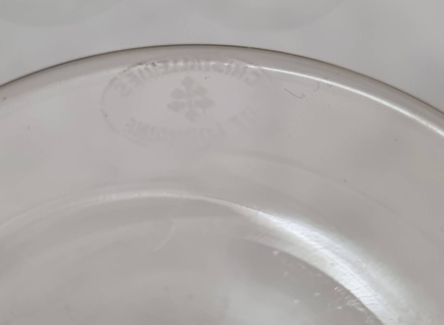 6 St Louis crystal glasses, Gérard model