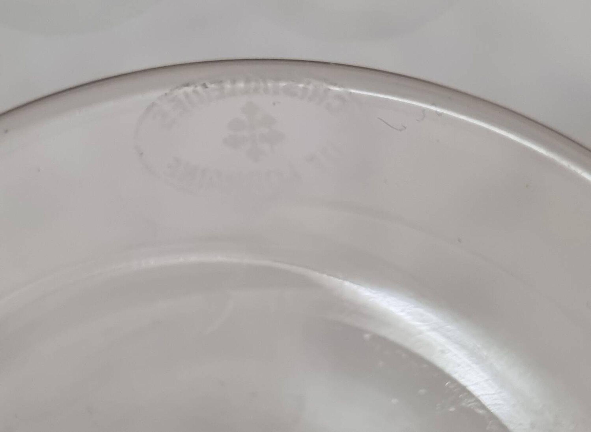 6 verres cristal St Louis, modèle Gérard