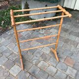 Vintage pedestal towel rack 1900