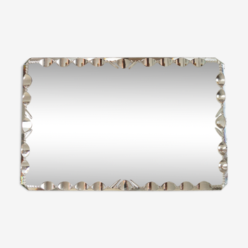 Bevelled mirror 42x27cm