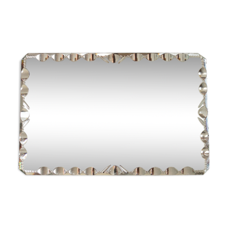 Bevelled mirror 42x27cm