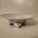 Limoges Lafarge porcelain compote bowl. Water lilies.