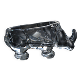 Rhinoceros crystal catchall from Vannes