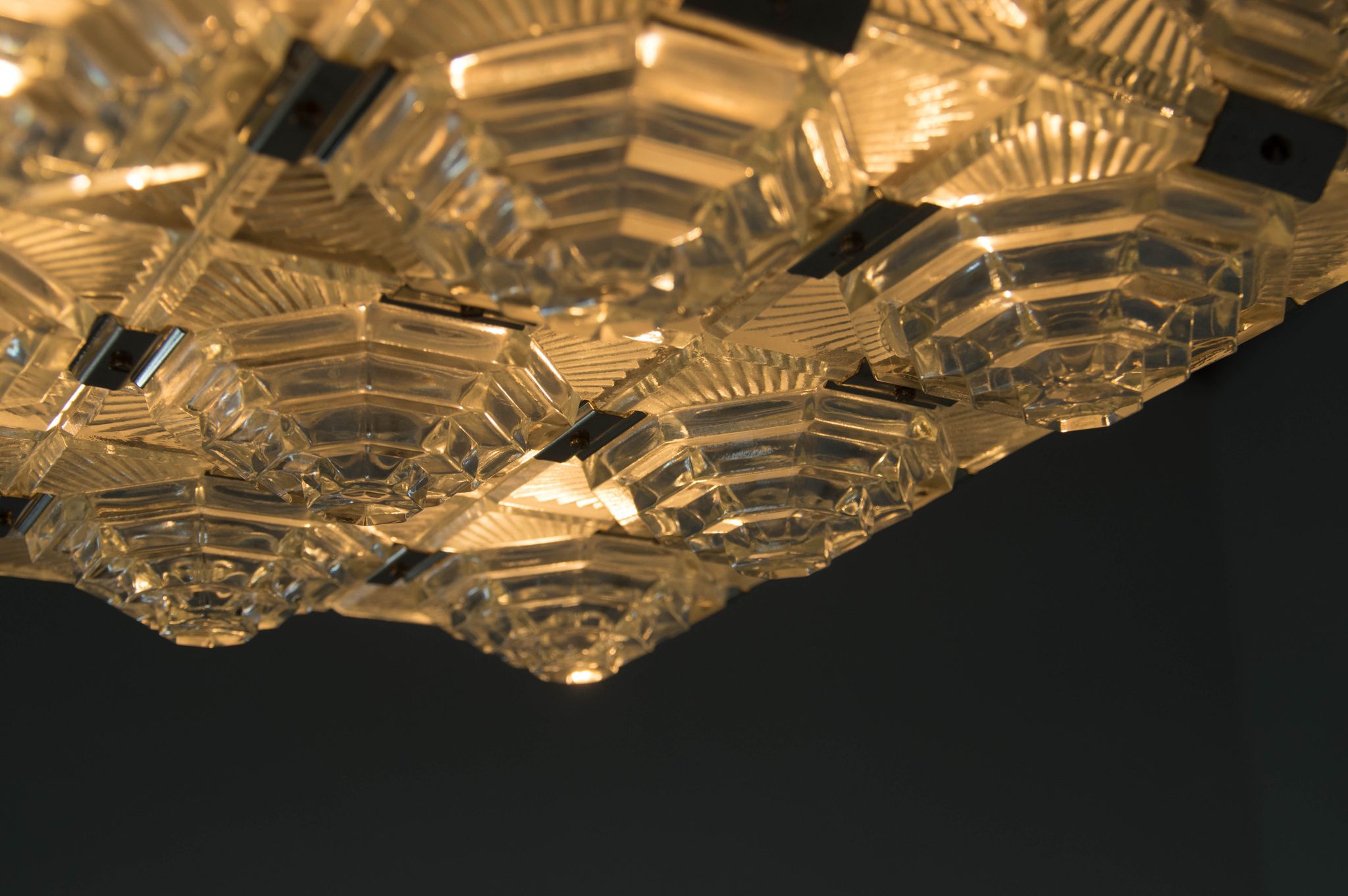 Brutalist Flush Mount by Kamenicky Senov, 1970s, More Items Available