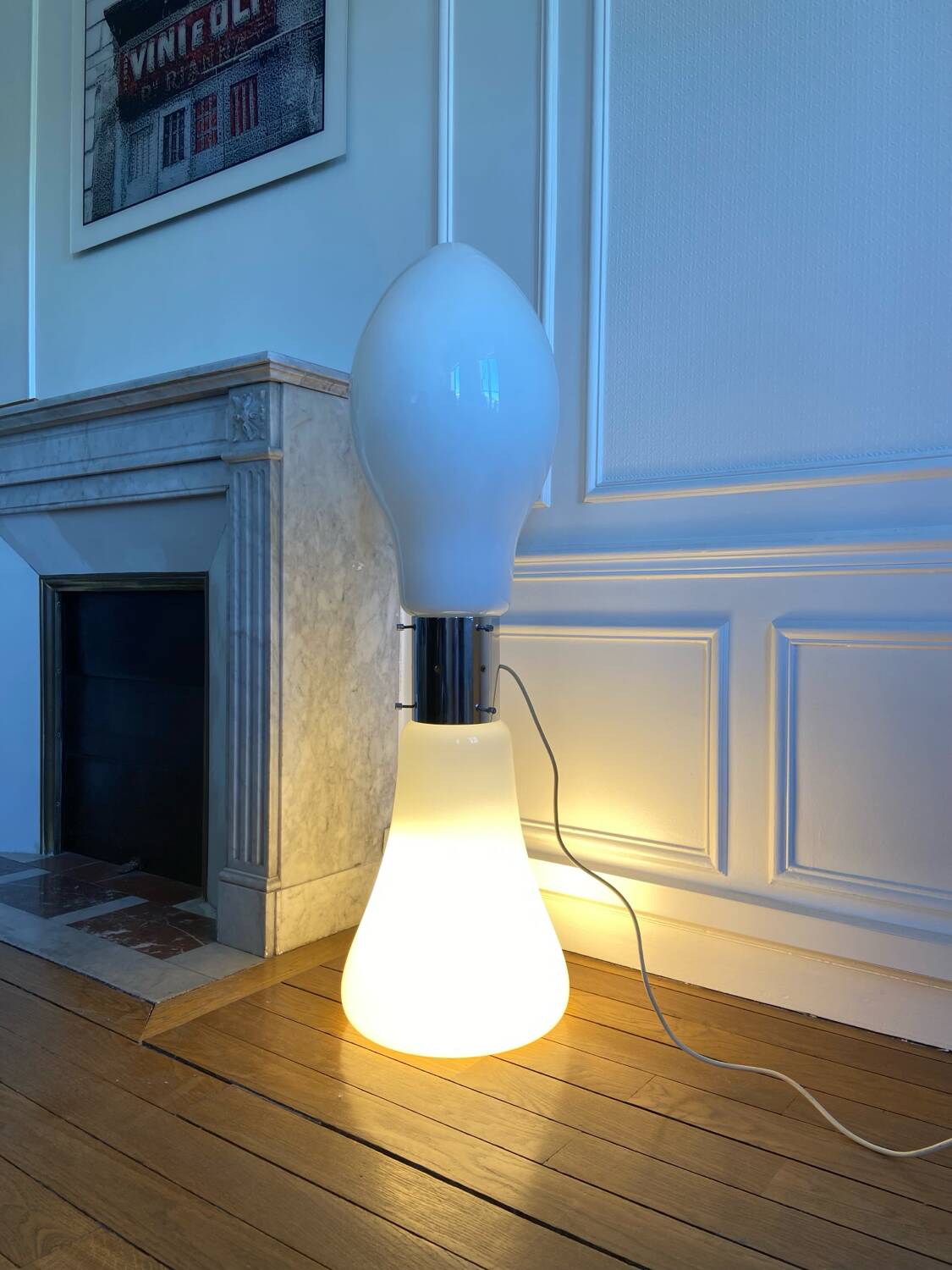 "Birillo" floor lamp by Carlo Nason for Mazzega - 1960.