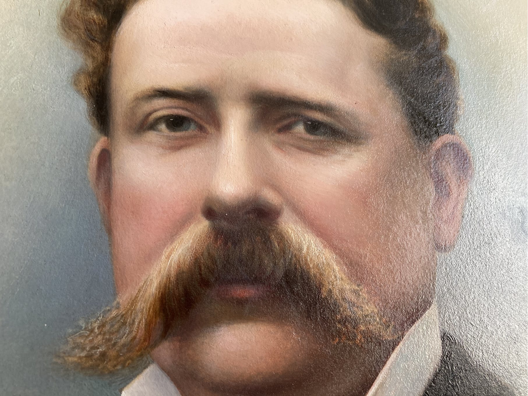 Old portrait painting