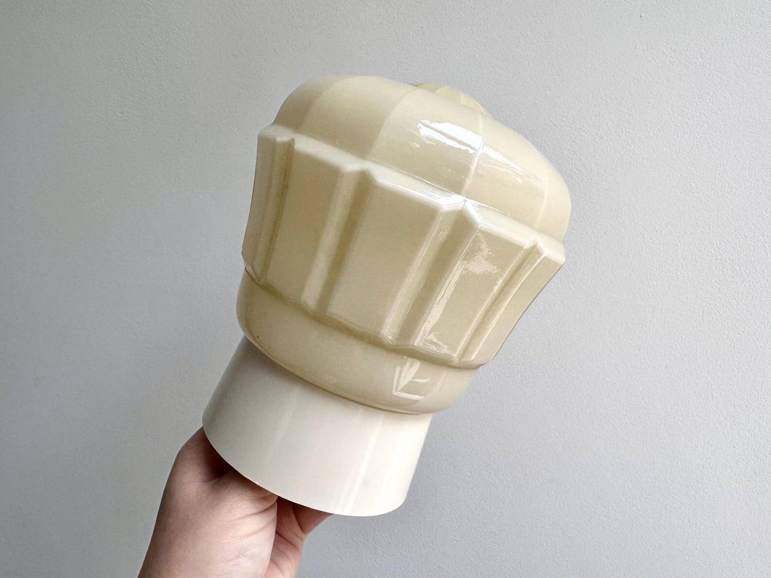 Art Deco pastel Thabur ceiling lamp, glass globe light