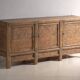 Antique three-door pine wood sideboard – China, circa 1900