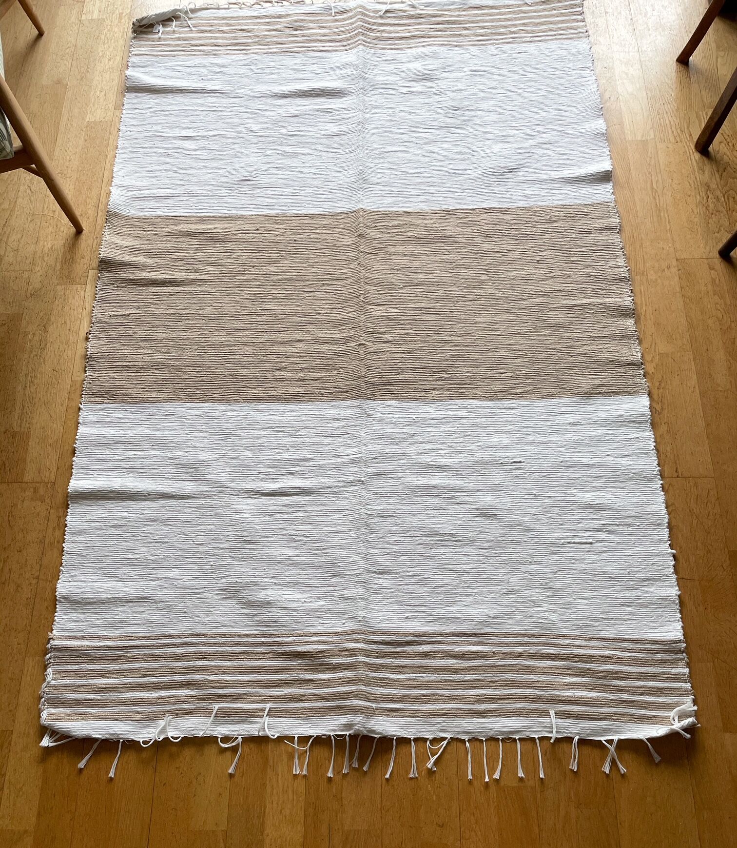 Cotton rug 192 x 122 cm