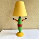 Lampe de table Totem design Olivier Vilatte vintage années 80 Memphis style