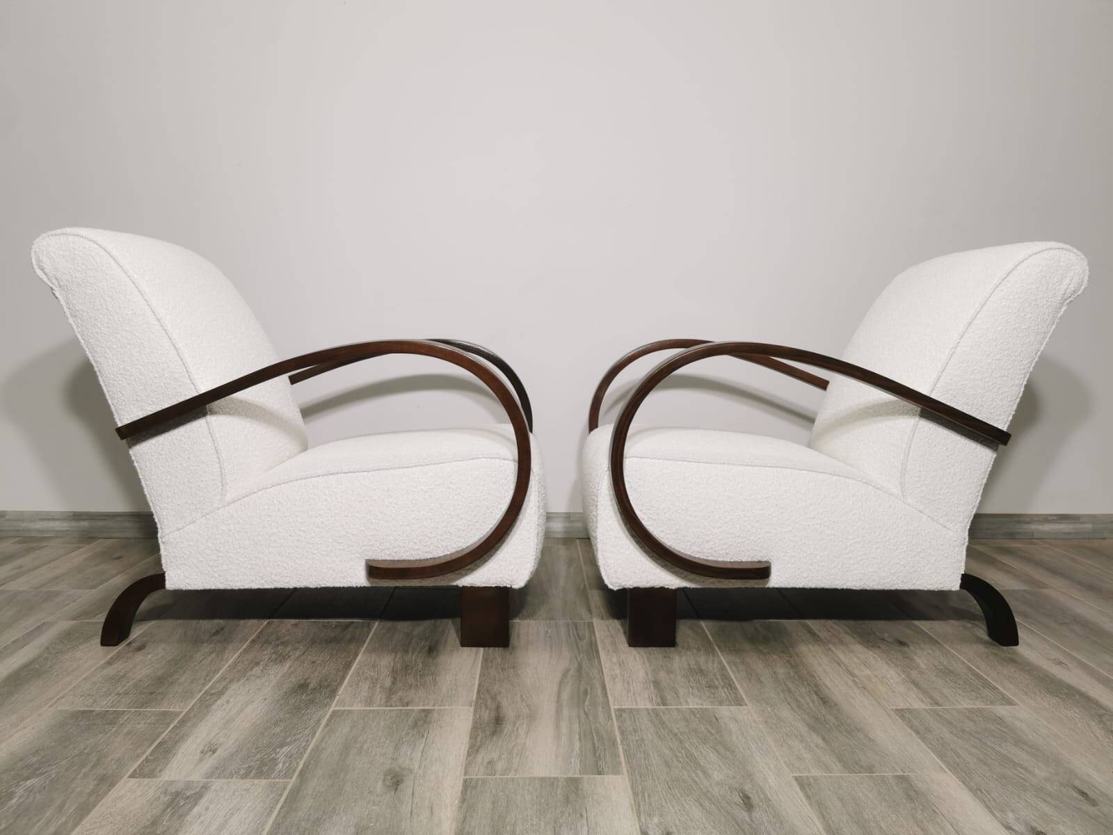 Armchairs by Jindrich Halabala, 1940s