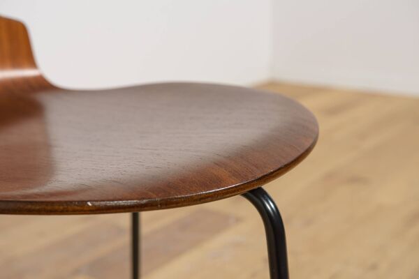 Chaise Ant Modèle 3101 en Teck par Arne Jacobsen pour Fritz Hansen, Danemark.