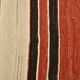 3x7 Multicolor Striped Kilim Rug, Long Wide Anatolian Kilim, 101x195Cm