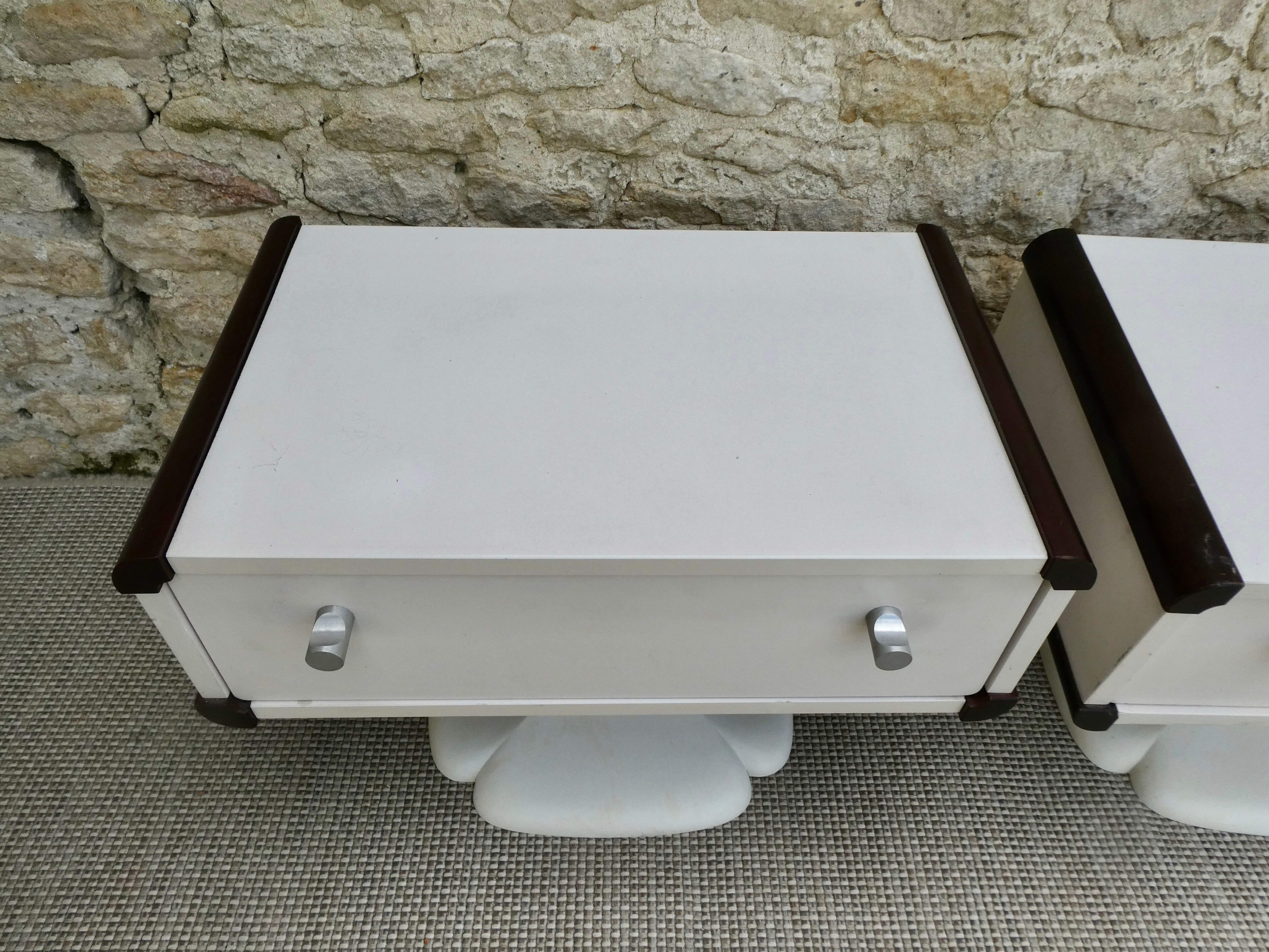 Pair of Gautier bedside tables 60s