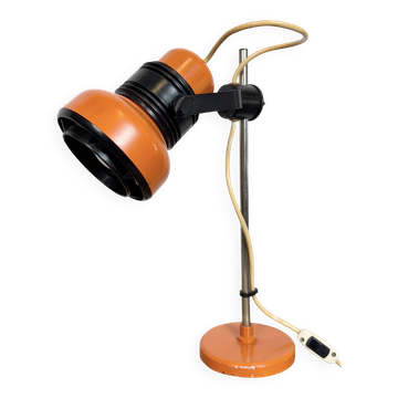 Vintage Orange Table Lamp , 1970s