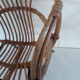 Fauteuil enfant vintage années 60/70 rotin et osier
