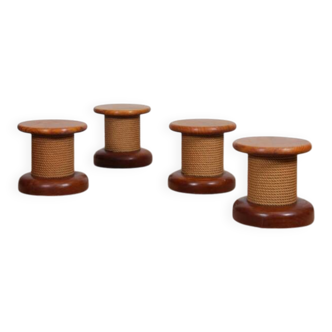 Set of 4 stools, 1970