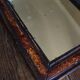 Miroir ancien Louis Philippe noir et marron