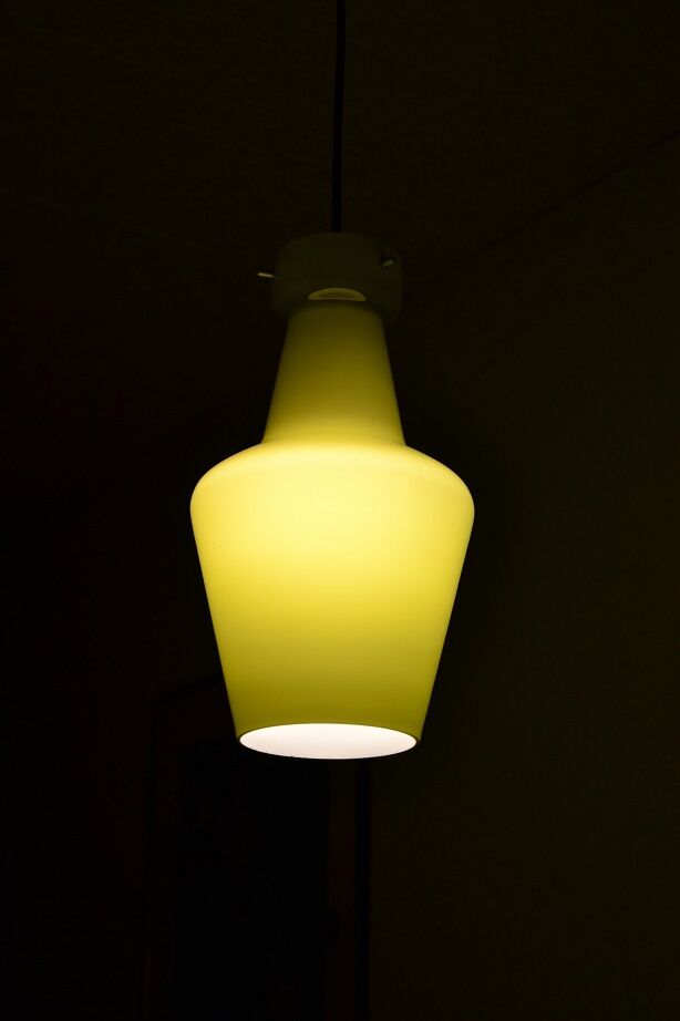 Suspension Targetti Sankey en opaline verte 60/70