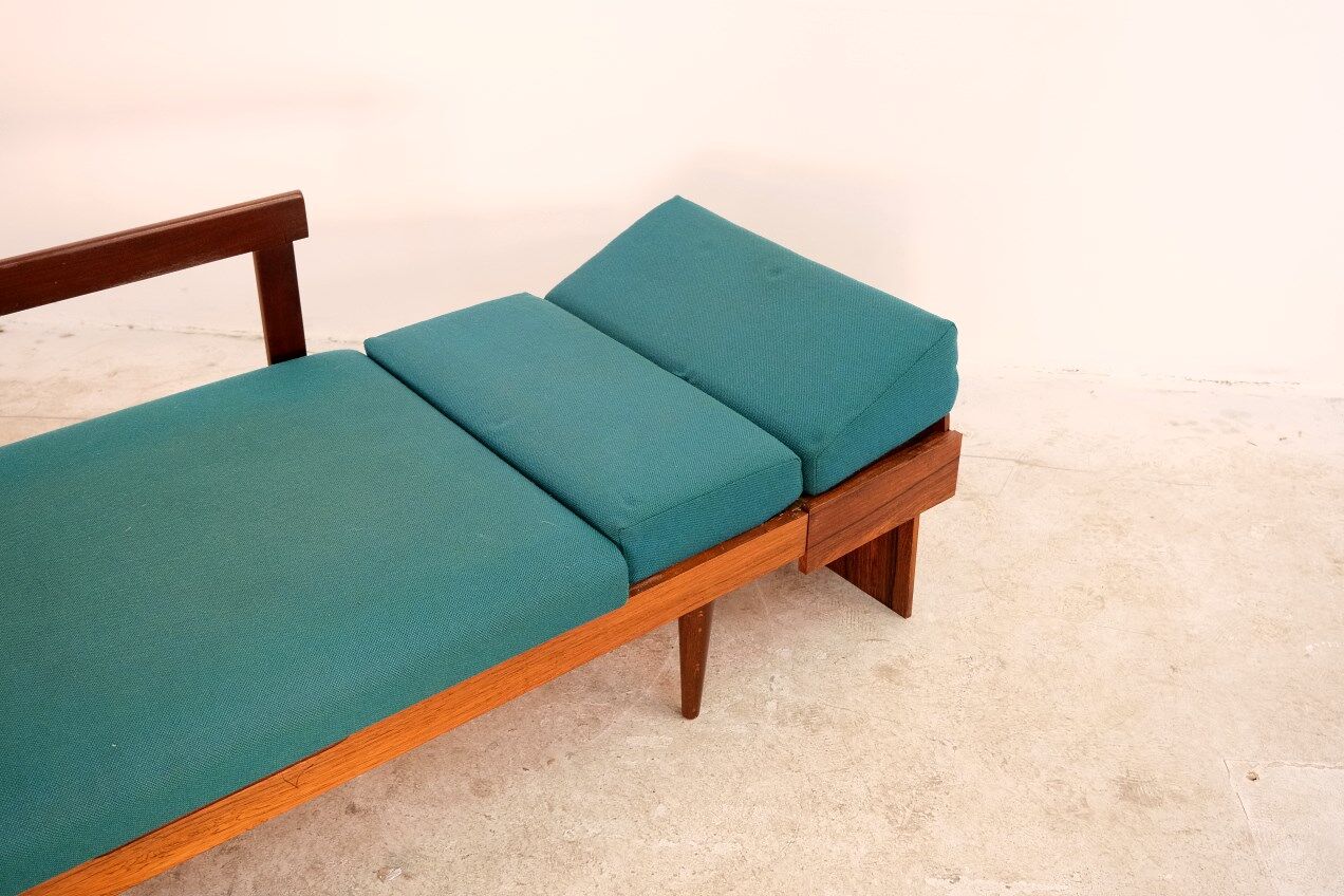 Méridienne scandinave en palissandre, années 1960