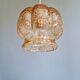 Vintage amber glass pendant (5 available), 1960s-70s