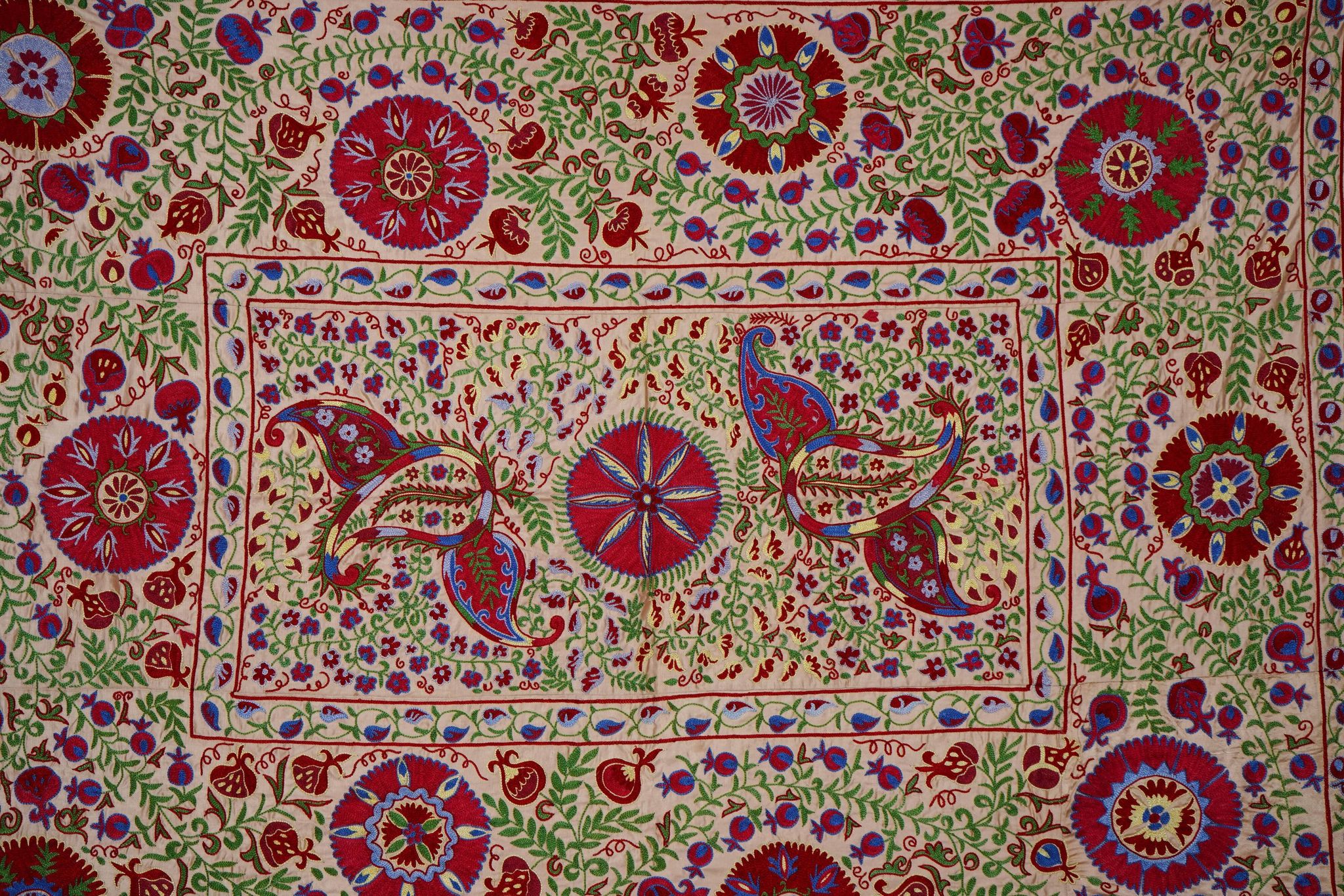 Tapis turc vintage noué à la main