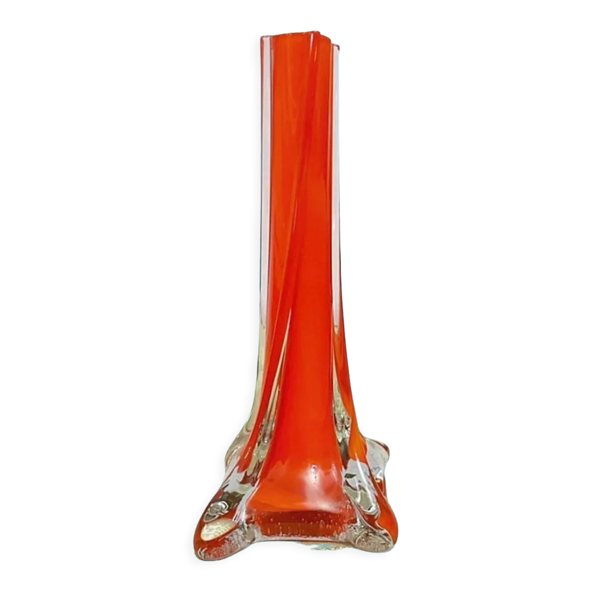 Murano glass soliflore vase