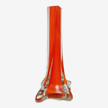 Murano glass soliflore vase