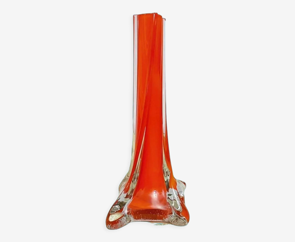 Vase soliflore en verre de Murano