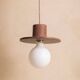 ALBA pendant light in Moca concrete