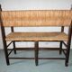 Banc en paille