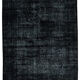 Tapis persan surteint tissé à la main 292 cm x 386 cm tapis en laine noire